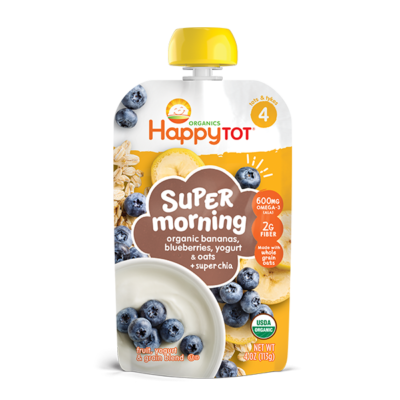 Happy Tot Stage 4 Breakfast Blend Pouches